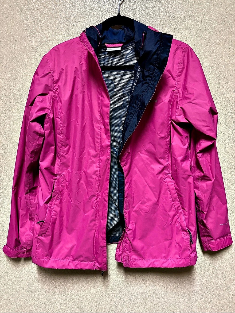Columbia Women's Hikebound II Waterproof Rain Jacket Pink